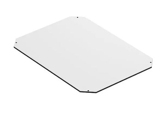 Spelsberg Mounting Plate, 4mm H, 276mm W, 376mm L for Use with Empty Housing, Installing Command and Message Devices