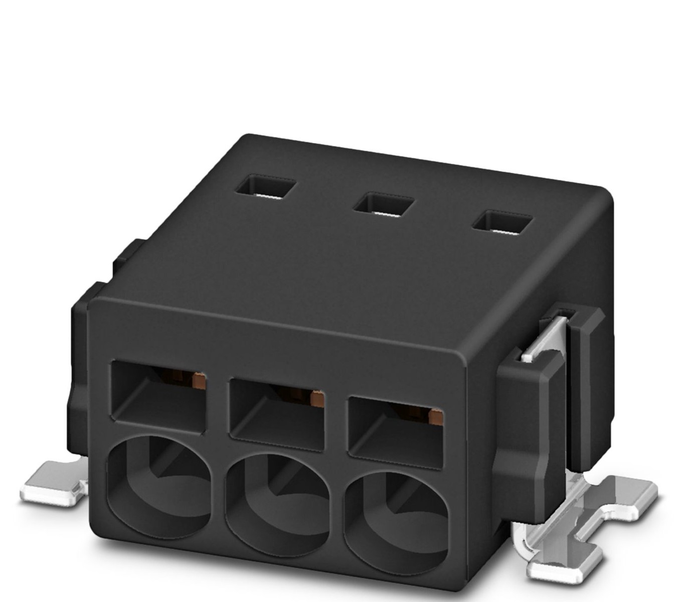 Phoenix Contact PTSM 0.5/ 5-2.5-H SMD R44 Series PCB Terminal Block, 5-Contact, 2.5mm Pitch, Surface Mount, 1-Row,