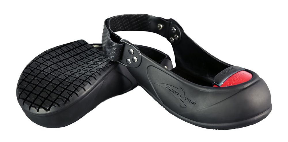 LEMAITRE SECURITE Red Anti-Slip Over Shoe Cover, M, 1Pair pack, For Use In Visit of Industrial Environments