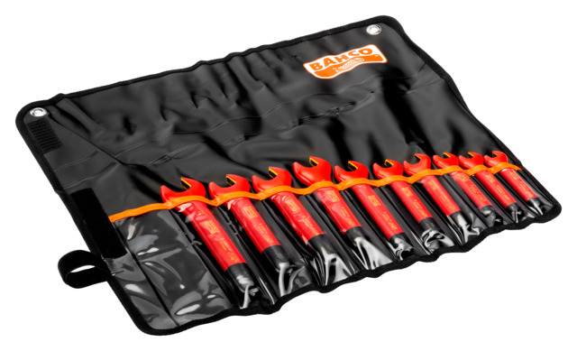 Bahco Open-end Wrench, 200 mm Overall, 22mm Jaw Capacity, Comfortable Handle Handle, VDE/1000V