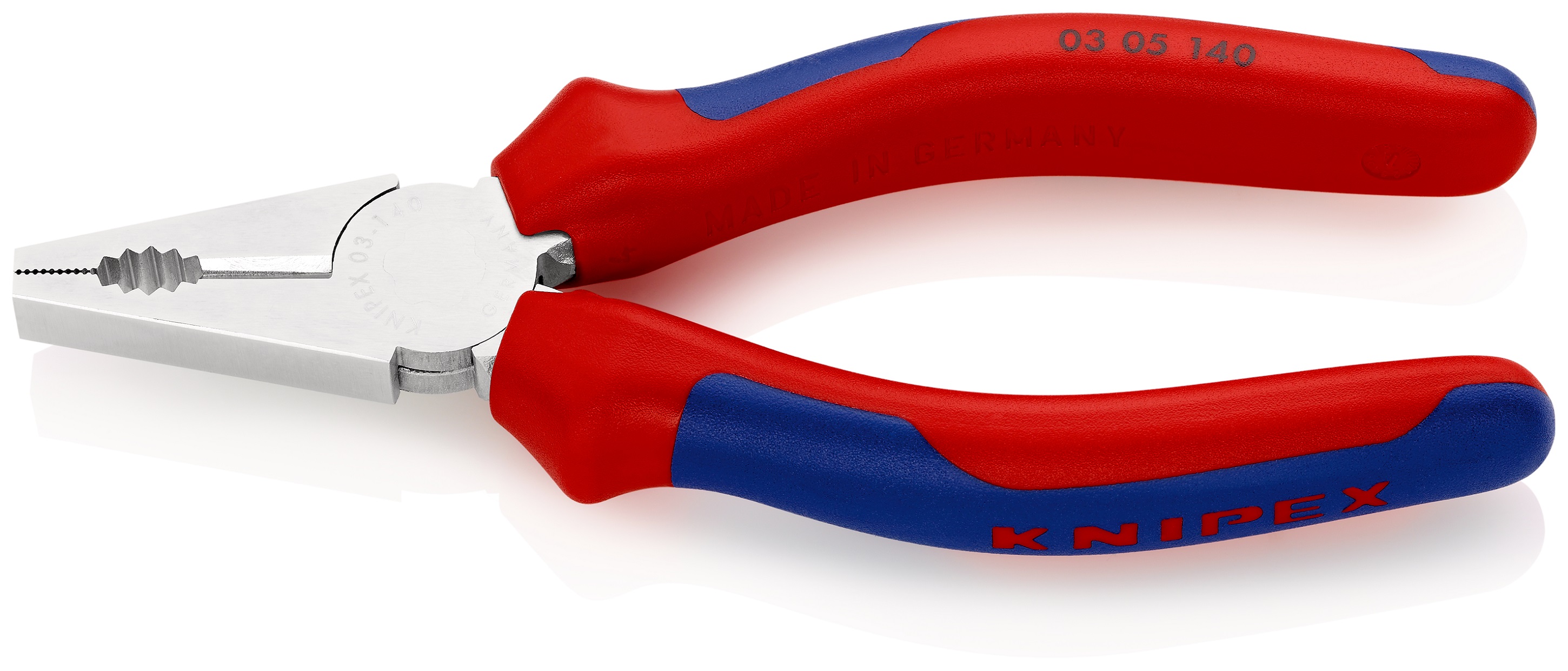 Knipex Combination Pliers, 150 mm Overall, Straight Tip