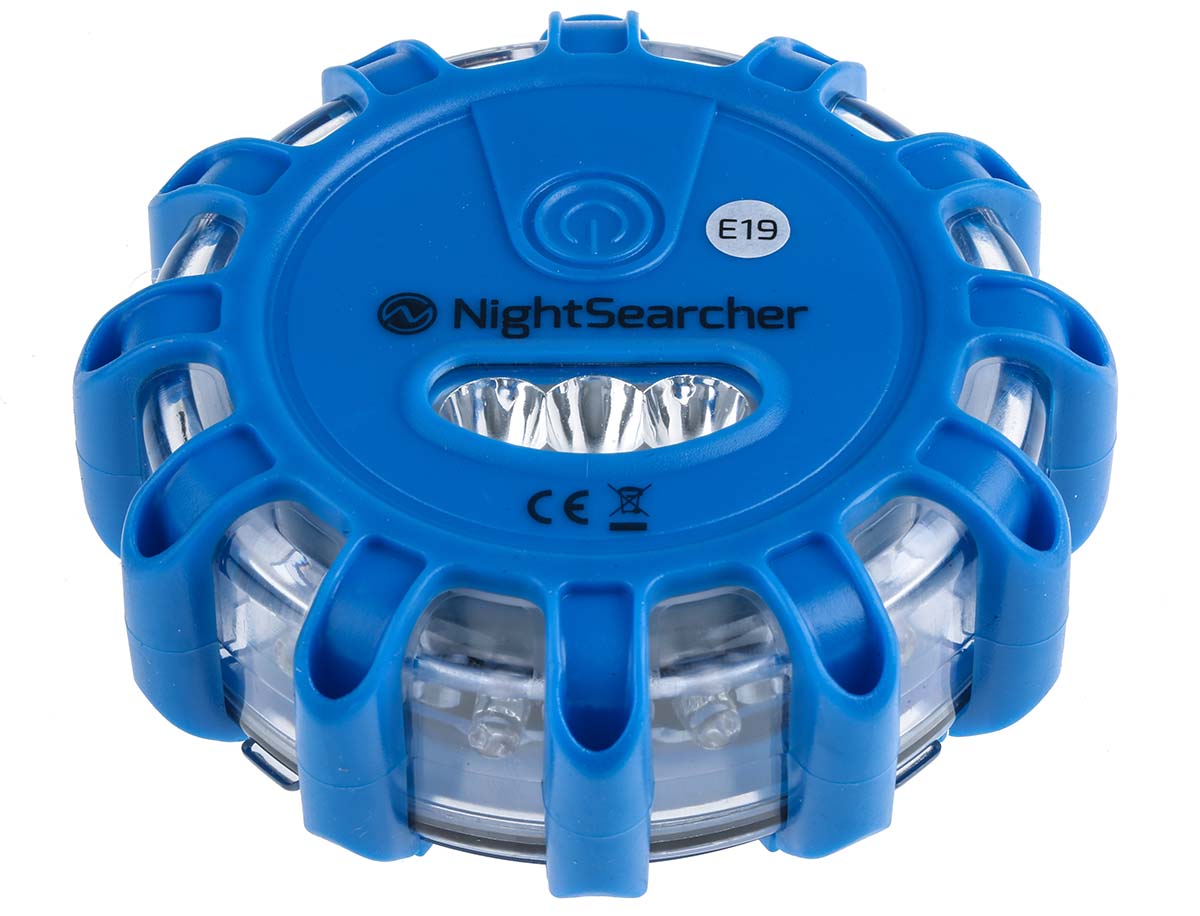 Nightsearcher Pulsar AAA Series Blue Multiple Effect Light Module, Magnetic Mount, LED Bulb, IP65, IP66