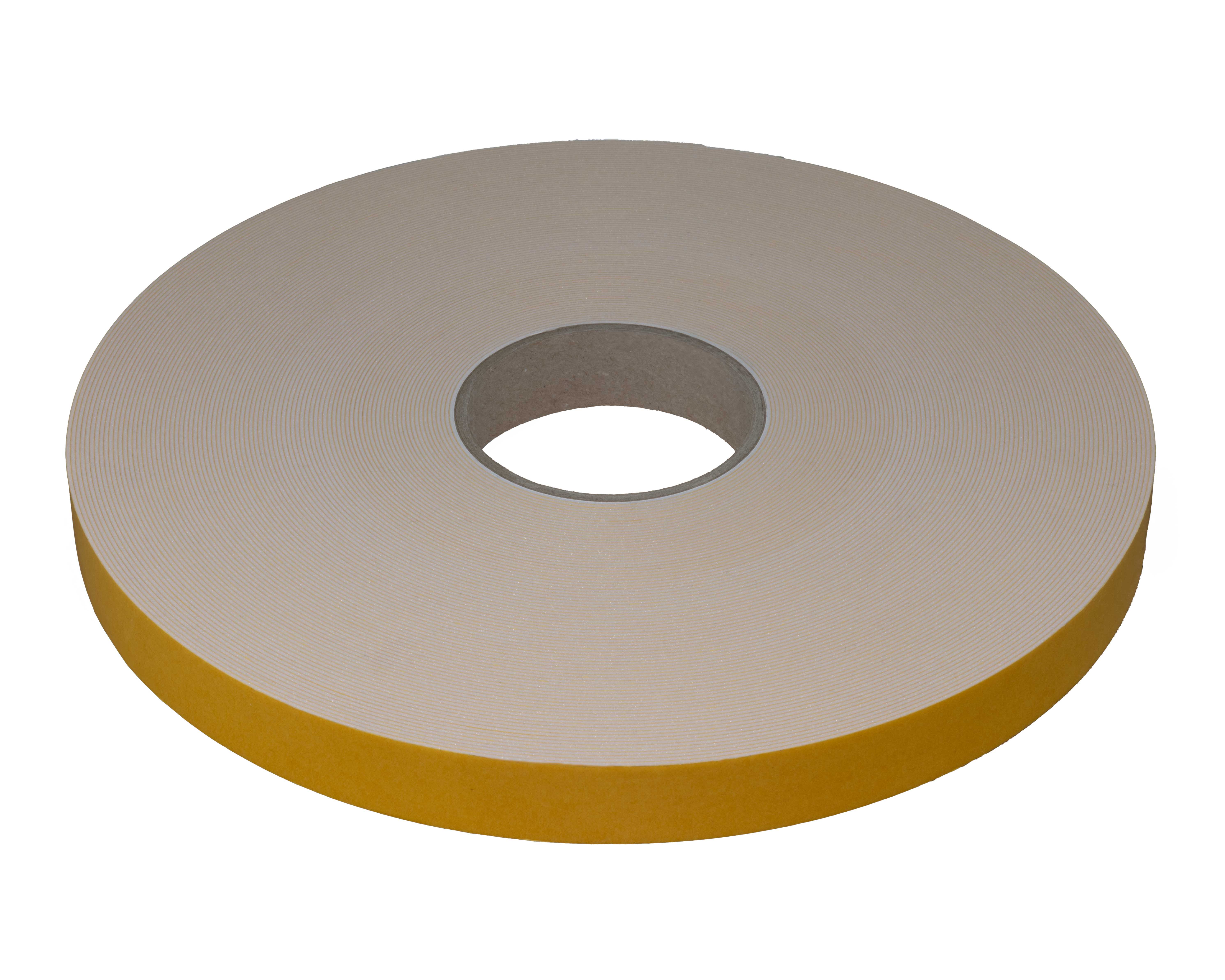 RS PRO White Foam Tape, 25mm x 50m, 1mm Thick