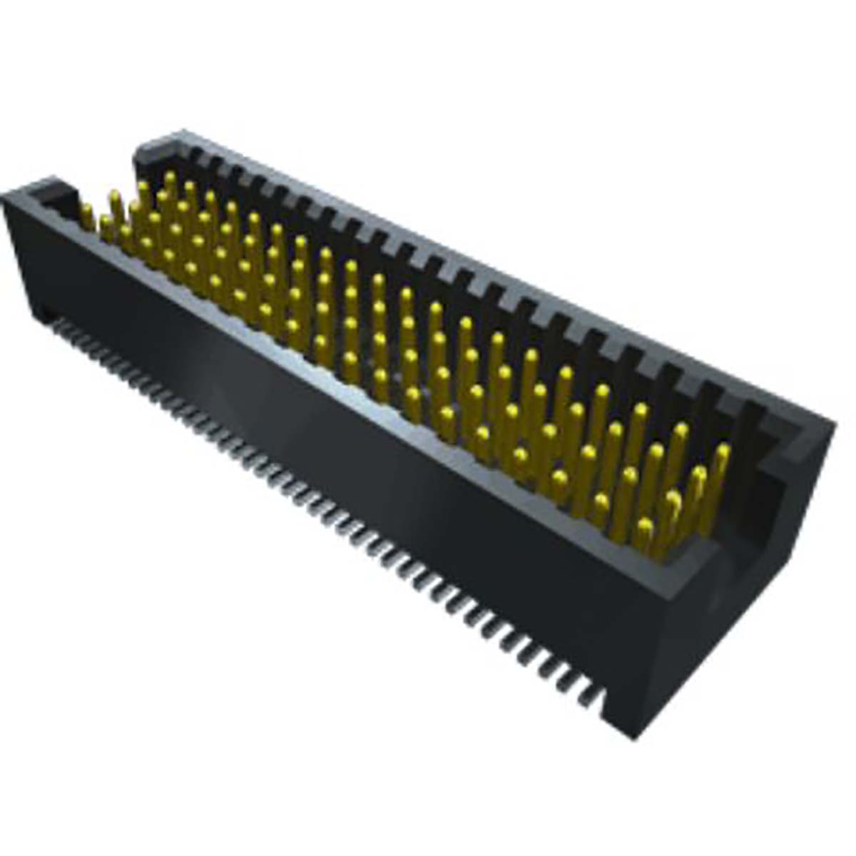 Samtec MOLC Series Straight Through Hole PCB Header, 40 Contact(s), 1.27 mm Pitch, 2 Row, Shrouded