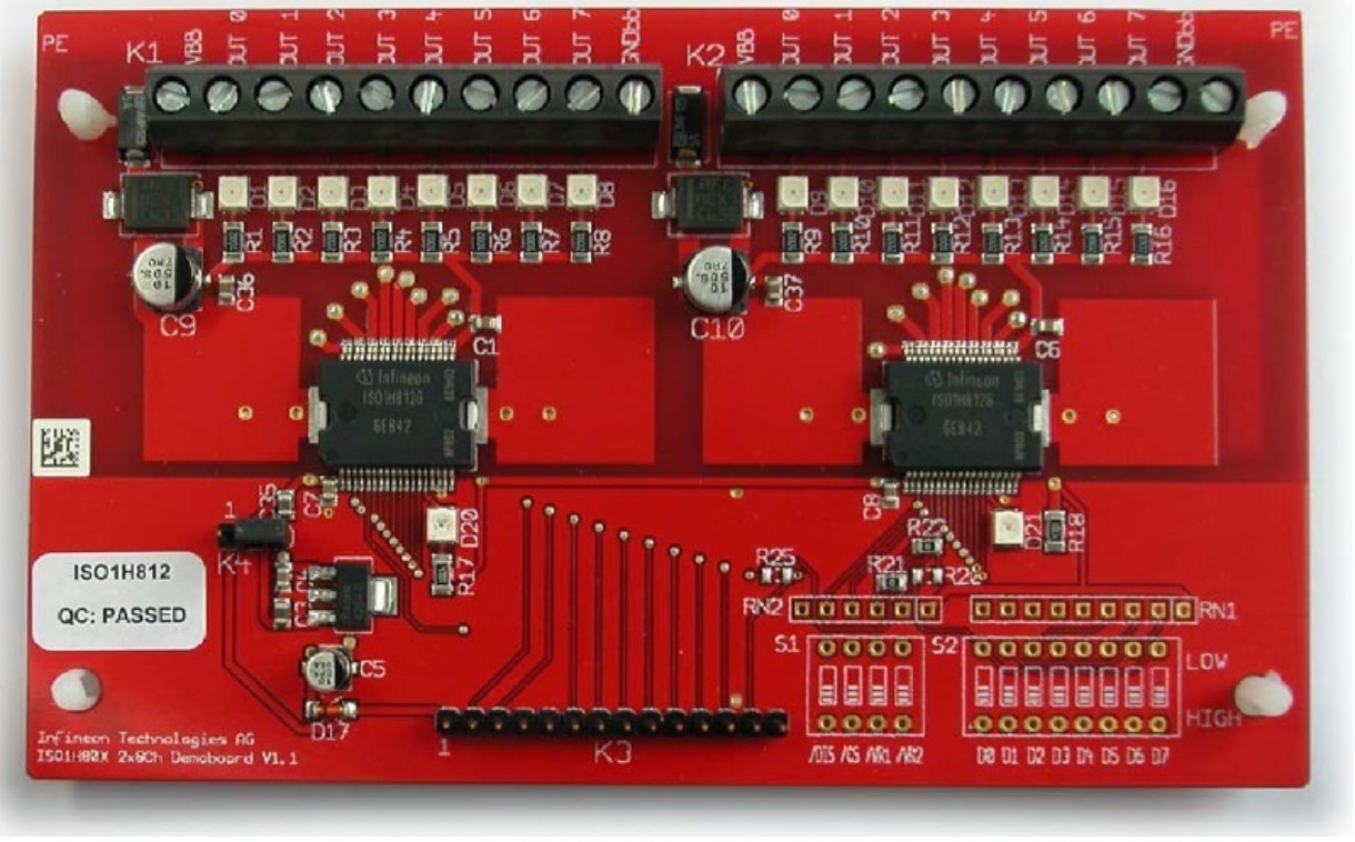 Infineon EVAL ISO1H812G Evaluation Board for ISO1H812G for Industrial, Automation