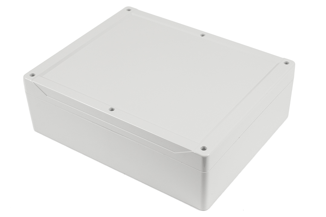 Hammond 1555 Series Polycarbonate Enclosure, IP68, 11.81 x 9.45 x 3.74in