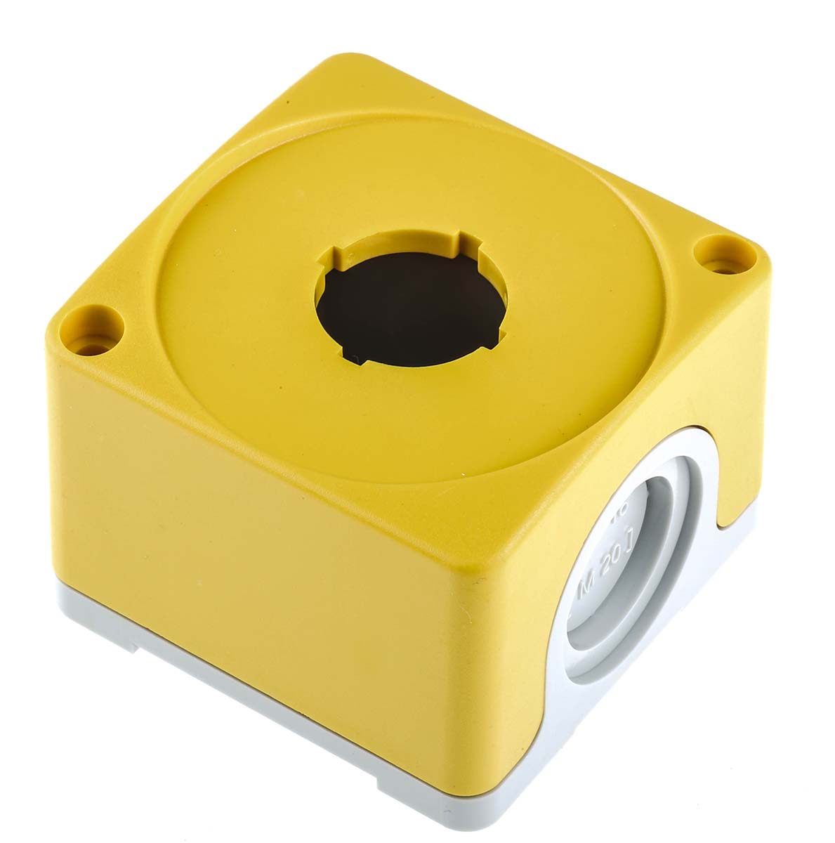 ABB Yellow Plastic ABB Compact Push Button Enclosure - 1 Hole 22mm Diameter