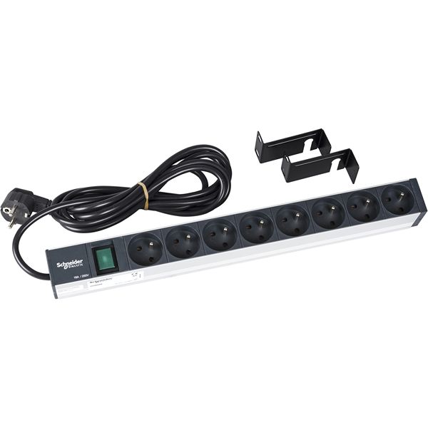 Schneider Electric 8 Socket Type E - French Socket, 230 V ac