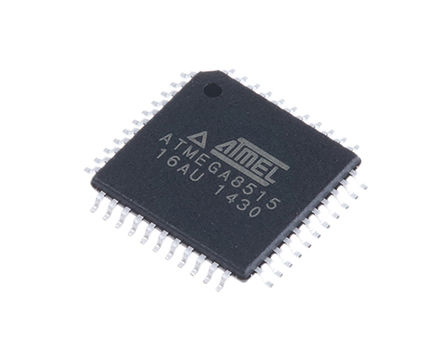 Microchip ATMEGA8515-16AU, 8 bit AVR, ATMEGA8515 Microcontroller, 16 MHz, 8kB FLASH, 44-Pin TQFP