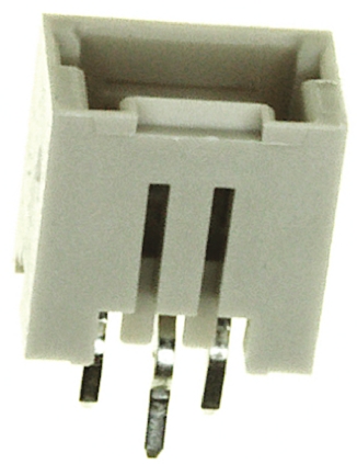 TE Connectivity AMP Mini CT Series Straight Through Hole PCB Header, 3 Contact(s), 1.5 mm Pitch, 1 Row, Shrouded