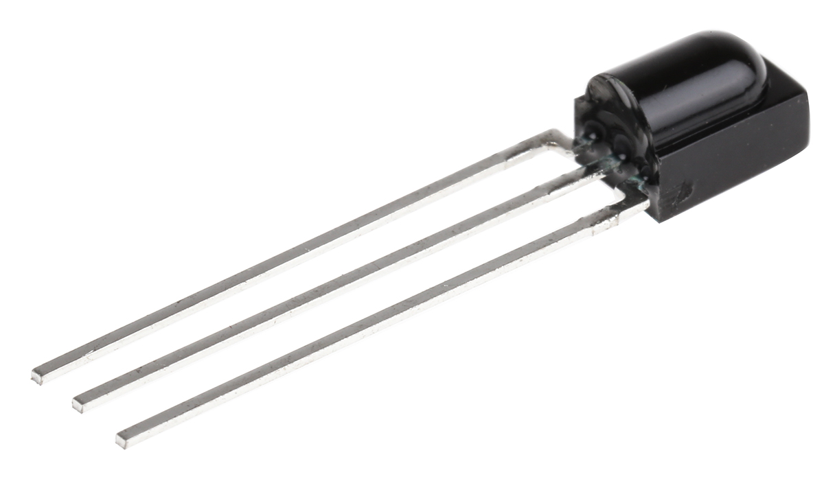 Vishay TSOP38538, 38kHz IR Receiver, 950nm ±45 °, 45m Range, 2.5 V - 5.5V, Through Hole, 6 x 5.6 x 6.95mm