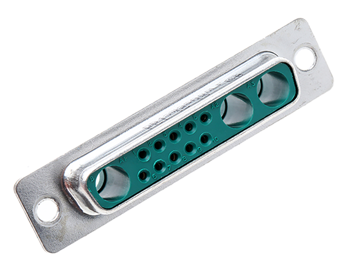 Amphenol Communications Solutions DW 13 Way Panel Mount D-sub Connector Socket