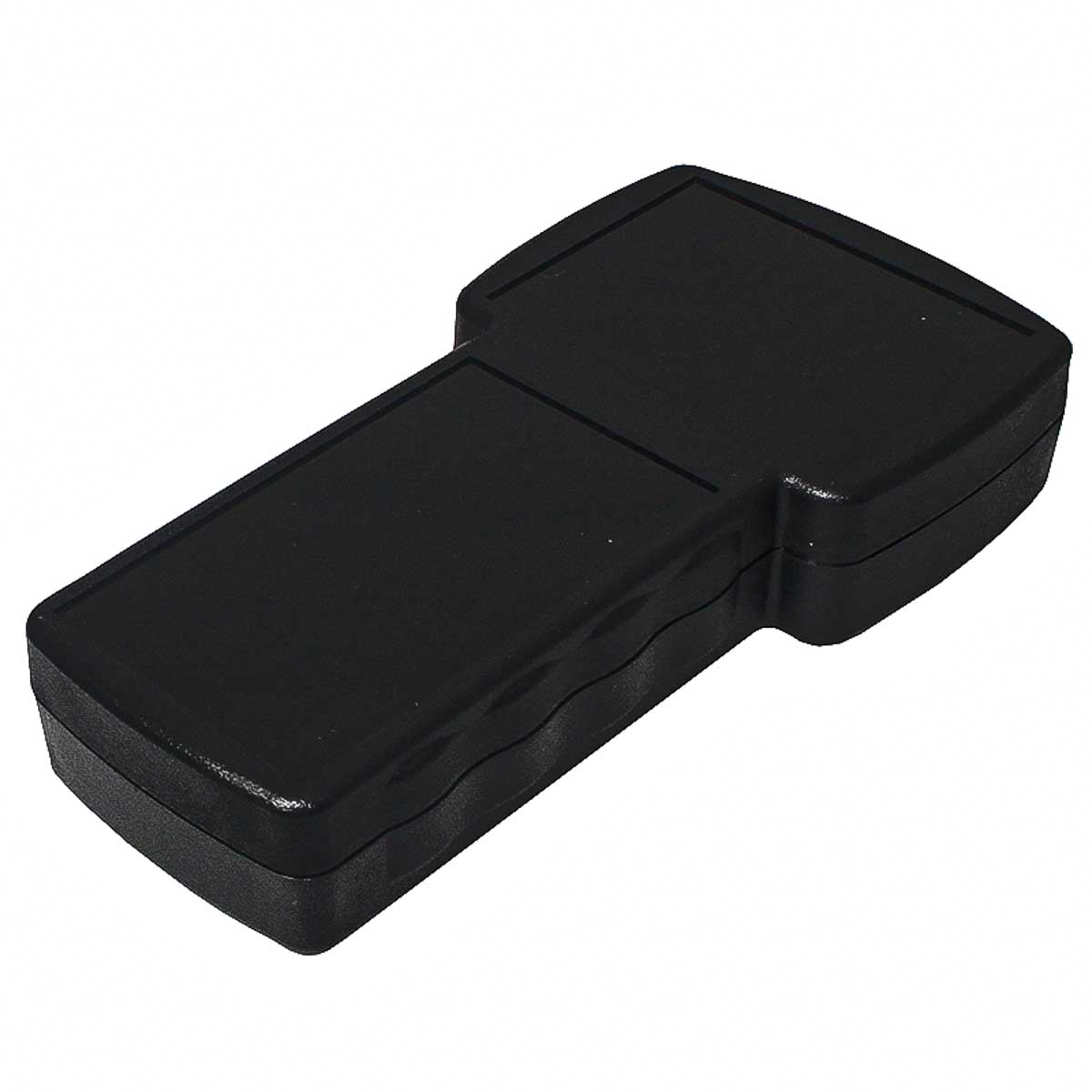 RS PRO Black ABS Hand Held Enclosure, Integral Battery Compartment, Display Window, IP54, 210 x 110 x 41mm