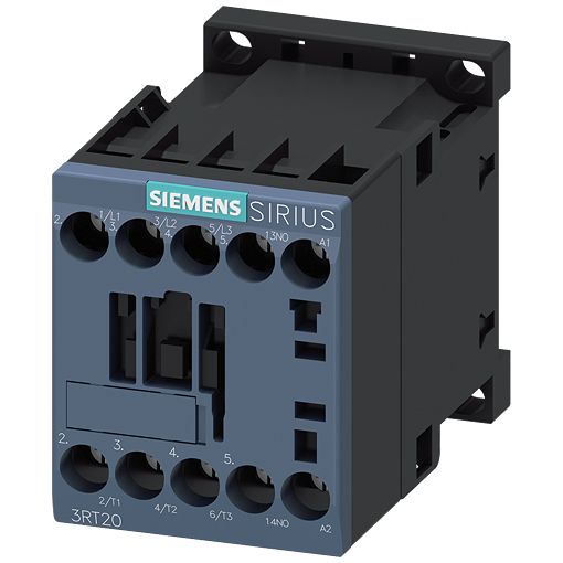 Siemens SIRIUS 3RT2 Contactor, 24 V Coil, 3-Pole, 22 A, 5.5 kW, 3NO/1NC, 690 V