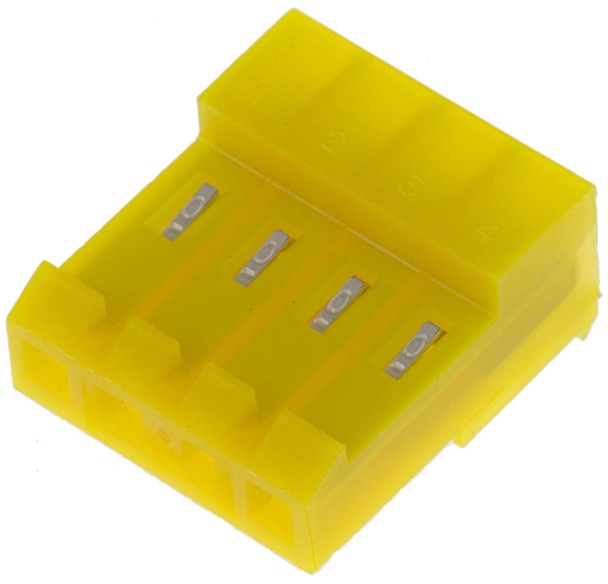 TE Connectivity MTA-156 Series 3.96mm Pitch Right Angle Cable Mount IDC Connector, Socket, 4 Way, 1 Row