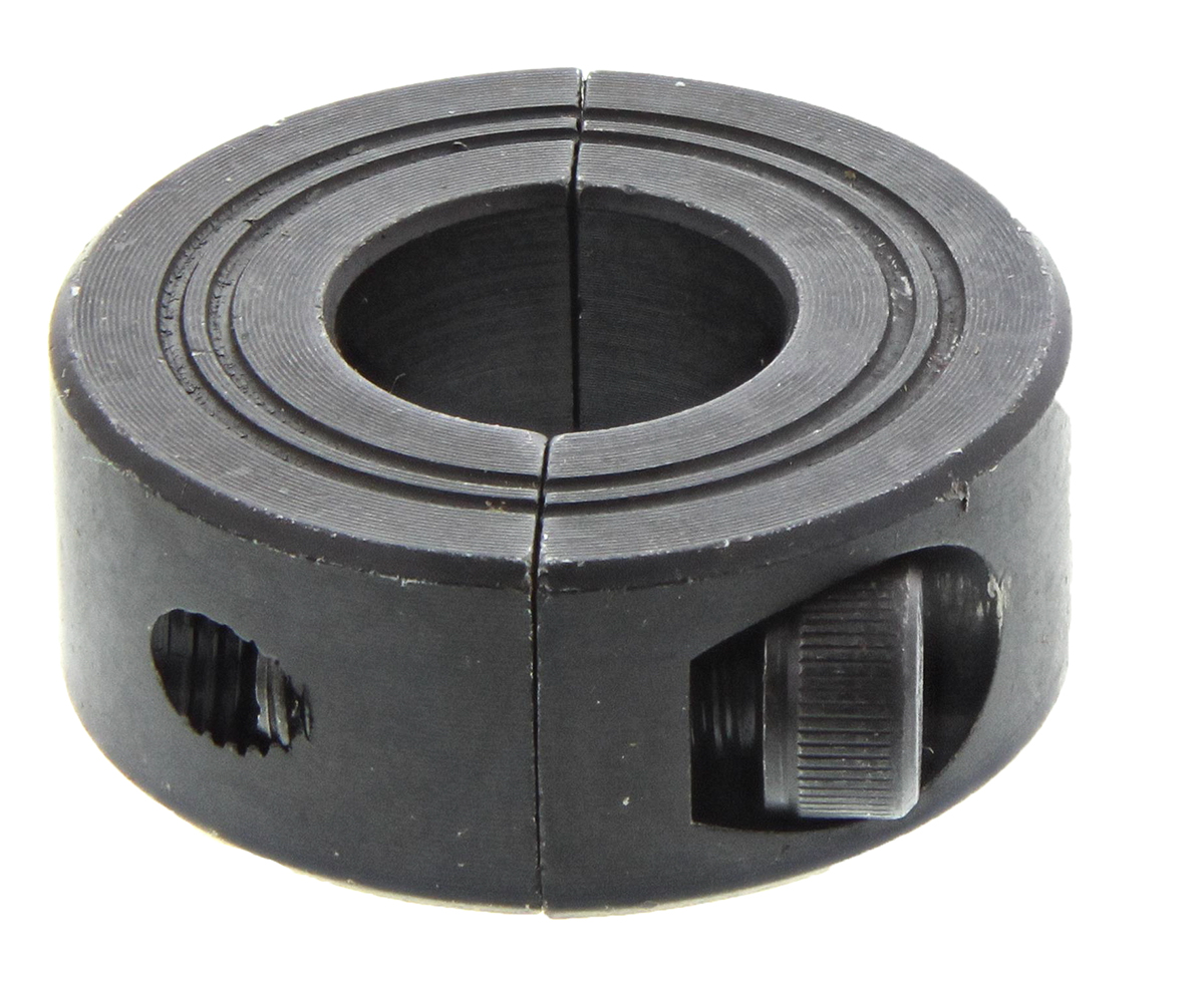 Huco Shaft Collar, Two Piece, Clamp Screw, Bore 16mm, OD 34mm, W 13mm, Steel