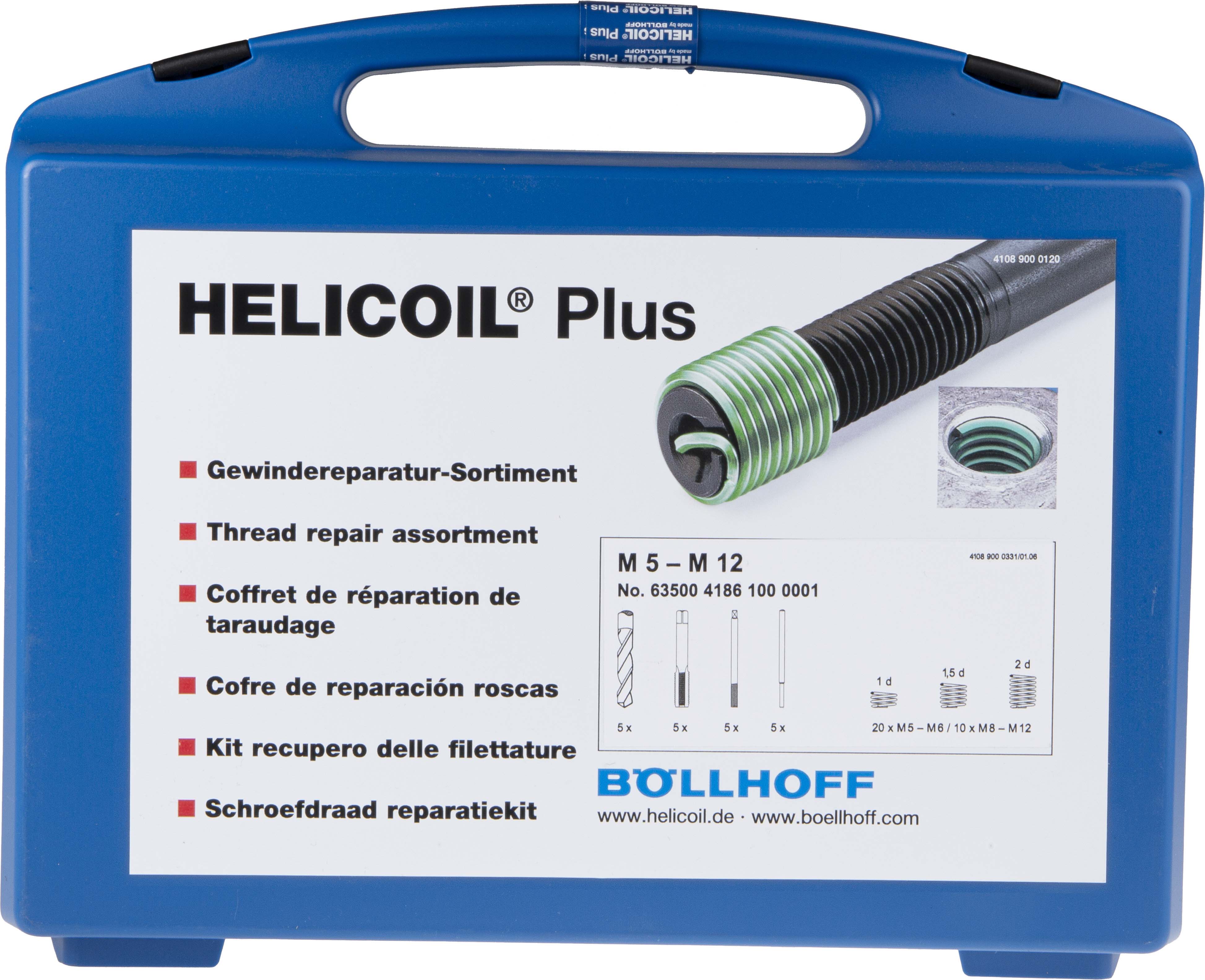 Böllhoff 230 piece M5 → M12 Thread Repair Kit