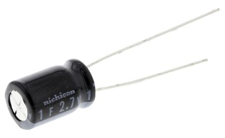 Nichicon 3.3F Supercapacitor ±20% Tolerance, UM 2.7V dc, Through Hole