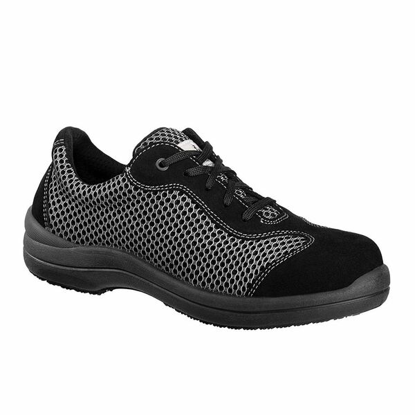 LEMAITRE SECURITE RESEDA Women's Black, Grey Composite Toe Capped Safety Trainers, EU 39