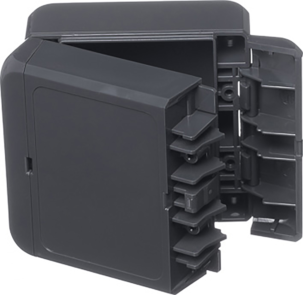 Bopla Bocube Series Graphite Grey Polycarbonate Enclosure, IP66, IP68, IK07, Graphite Grey Lid, 89 x 80 x 47mm