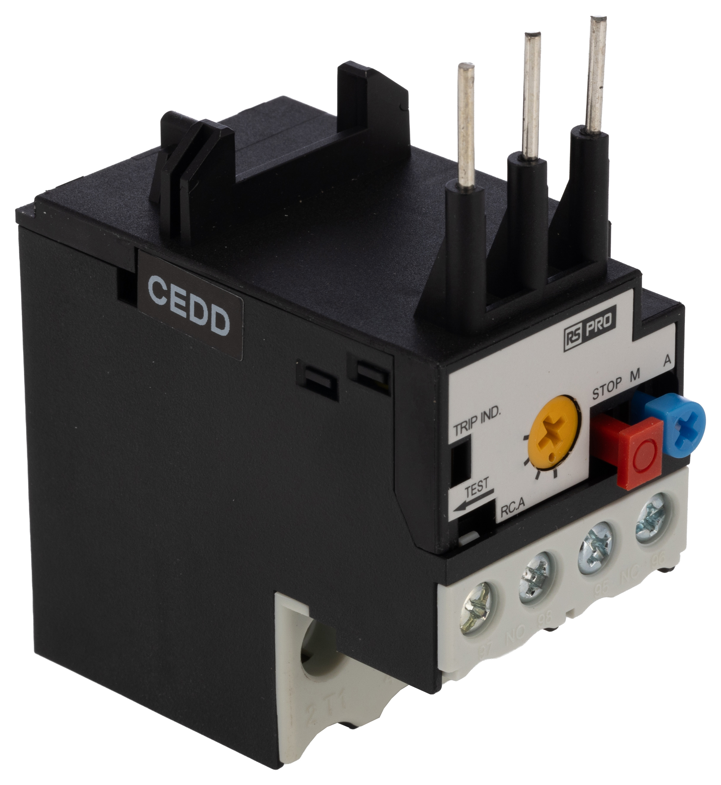 RS PRO Thermal Overload Relay 1NC/1NO, 16 A F.L.C, 16 A Contact Rating, 5.4 W, 4000 V ac, RSPROOL12