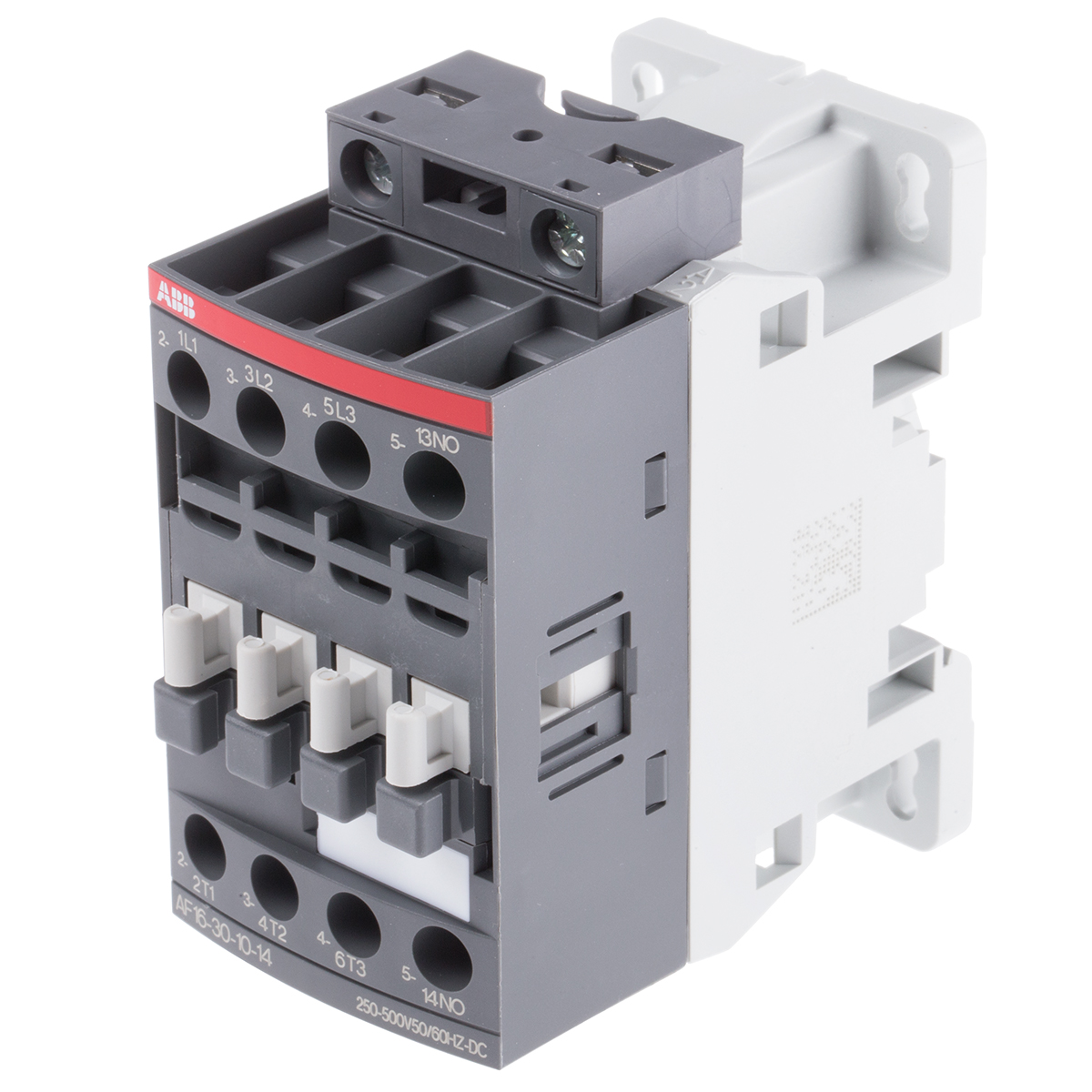ABB AF16 Contactor, 500 V dc Coil, 3-Pole, 10.5 A, 7.5 kW 500 V, 3 NO, 690V