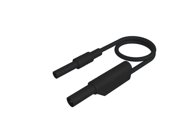 Hirschmann Test & Measurement Test lead, 32A, Black, 2m Lead Length