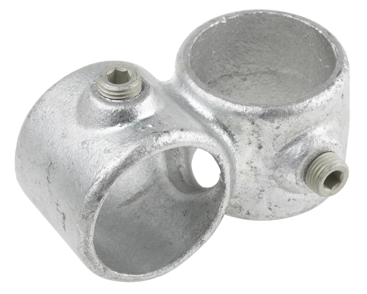 RS PRO M10 90° Connector, Connecting Component, Strut Profile Type 2, Round Tube Size Type 2