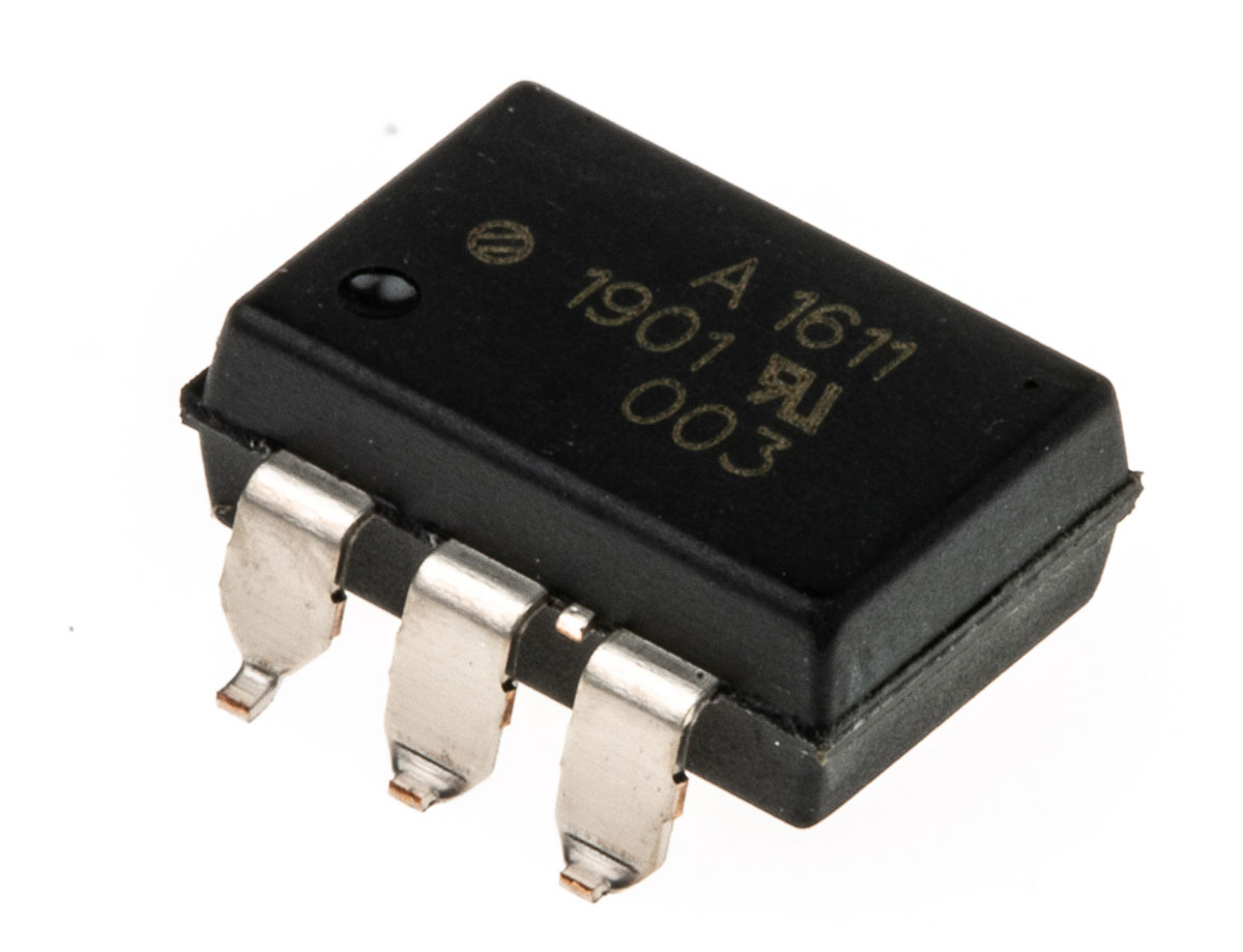Broadcom Solid State Relay, 2.5 A Load, PCB Mount, 60 V Load, 1.7 V Control