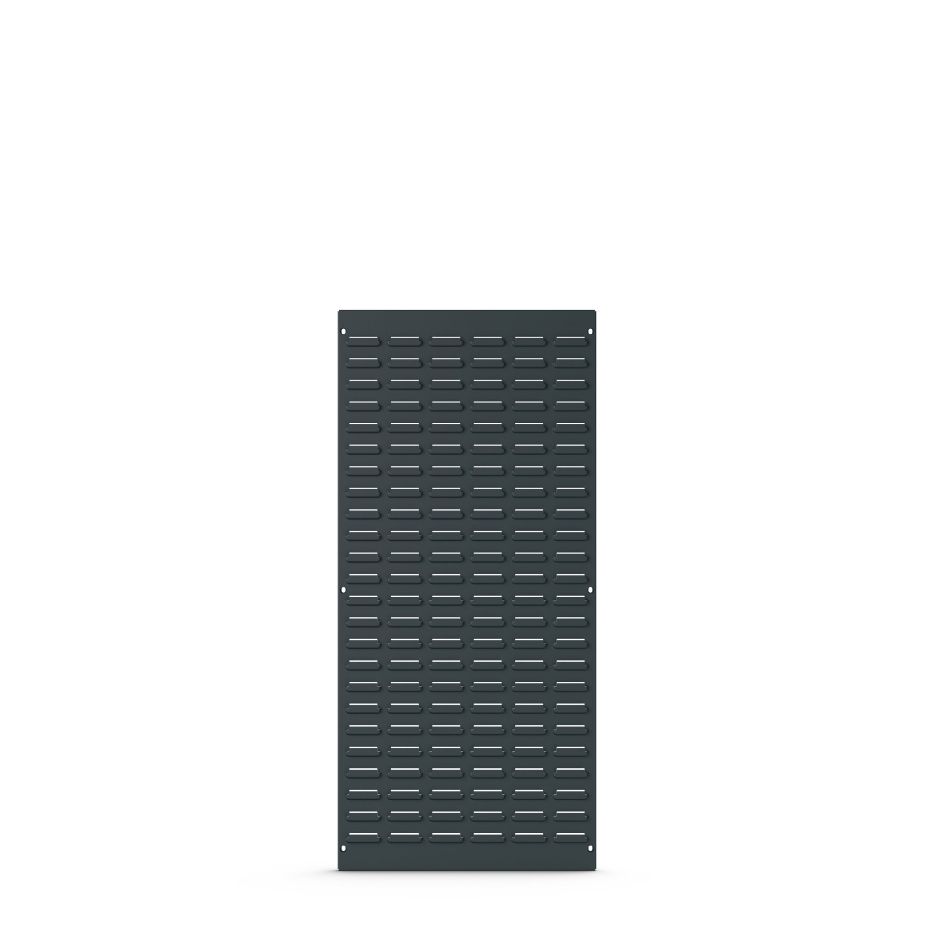 Bott Steel Louvre Panel Storage Unit, 457mm x 19mm x 991mm, Anthracite Grey