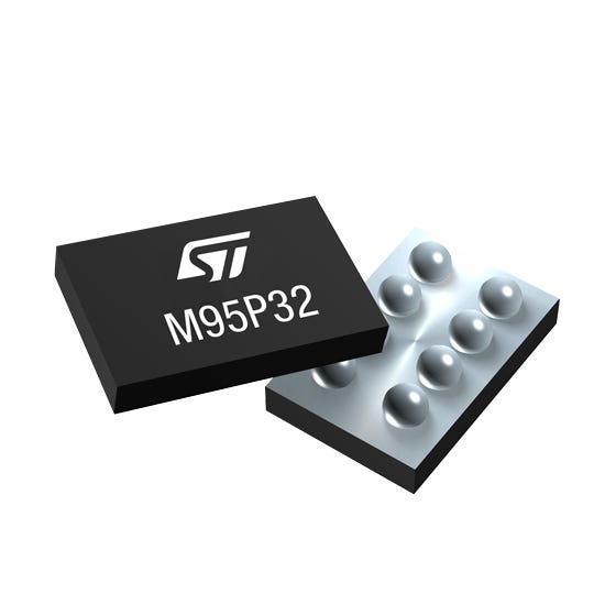 STMicroelectronics 32Mbit EPROM Chip 8-Pin ECOPACK2, M95P32-IXCST/EF