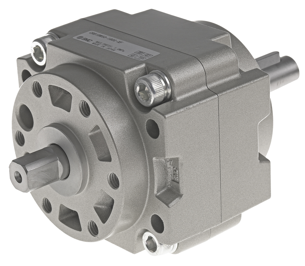 SMC CRB1 Series Pneumatic Rotary Actuator, 180° Rotary Angle, 50mm Bore