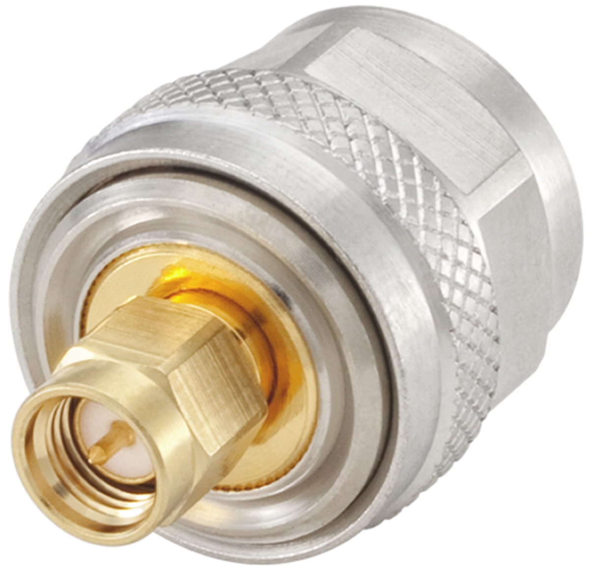 Rosenberger Straight 50Ω RF Adapter SMA Plug to N Plug 12GHz