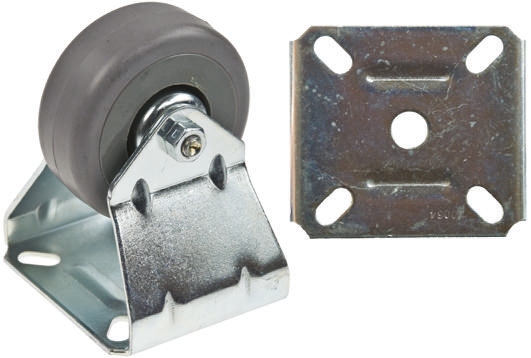 Tente Fixed Castor Wheel, 40kg Capacity, 60mm Wheel