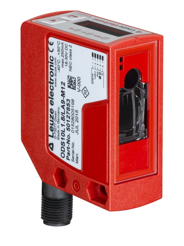 Leuze Against Object Photoelectric Sensor, Rectangular Sensor, 50 → 8000 mm Detection Range IO-LINK