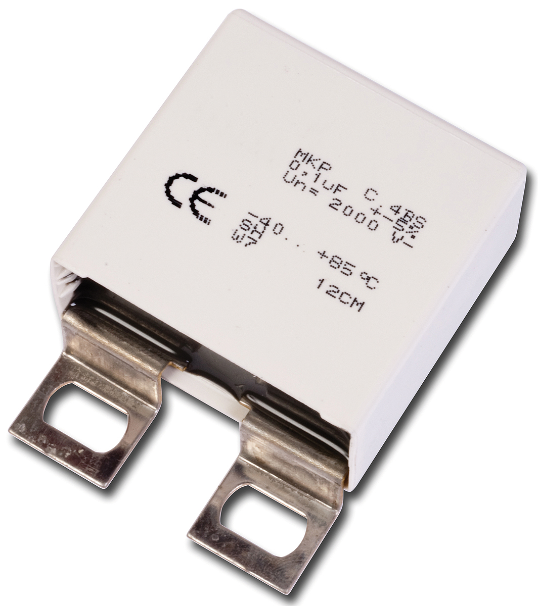 KEMET C4BS Polypropylene Film Capacitor, 3 kV dc, 750 V ac, ±5%, 220nF, Solder Lug