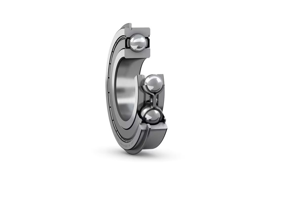 SKF 6004-2ZNR 1 Row Deep Groove Ball Bearing - 20 mm ID, 42 mm OD