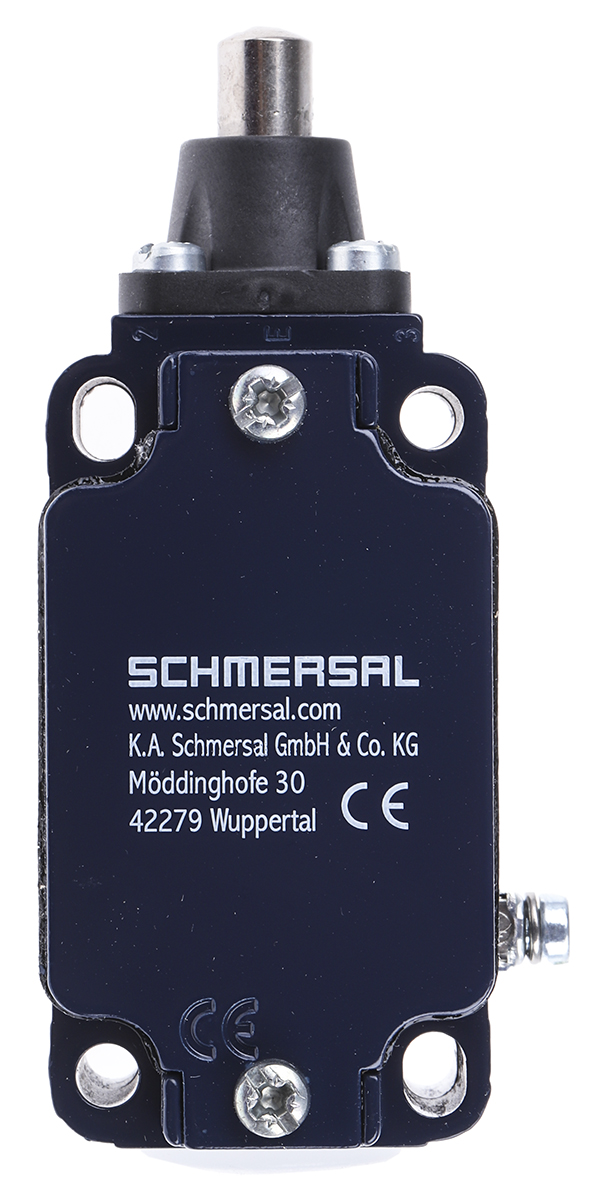 Schmersal EX-ZS 335 Series Plunger Limit Switch, NC, IP67, SP, Metal Housing, 230V ac ac Max