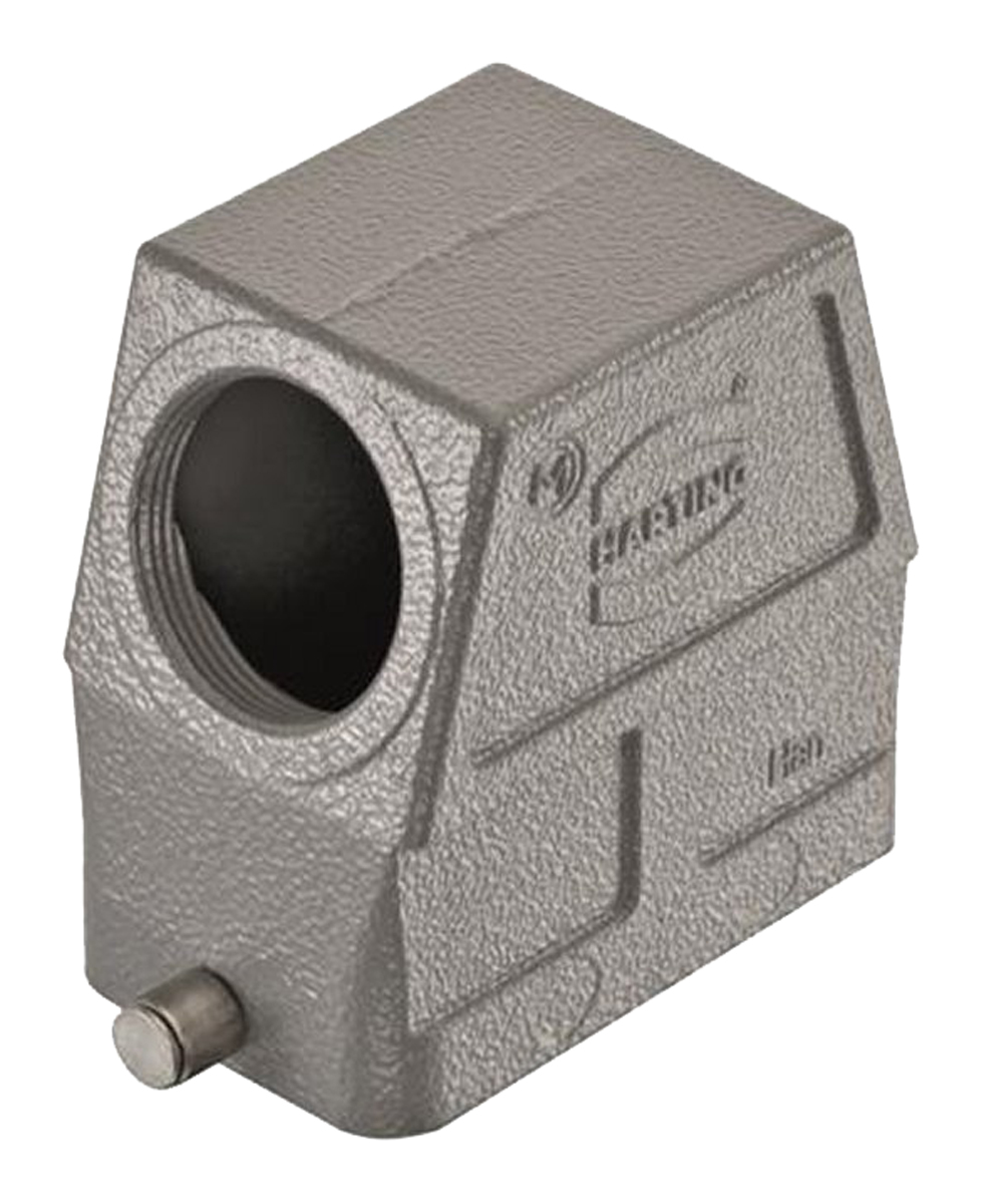 HARTING Han B HMC Heavy Duty Power Connector Hood, M32 Thread, Side Entry