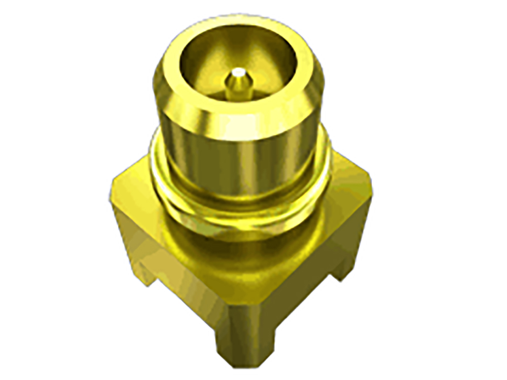 Samtec MMCX Series, Plug PCB Mount MCX Connector, 50Ω, Solder Termination, Straight Body