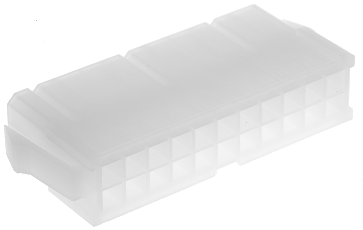 Molex, Mini-Fit Jr Male Connector Housing, 4.2mm Pitch, 22 Way, 2 Row