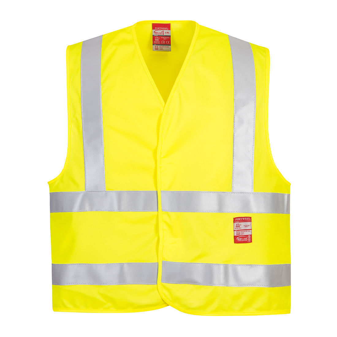 Portwest FR75YERS Yellow Unisex Hi Vis Jacket, M