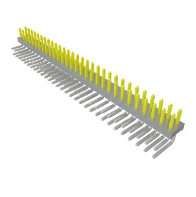 Samtec TMM Series Right Angle Through Hole PCB Header, 60 Contact(s), 2 mm Pitch, 2 Row, Unshrouded