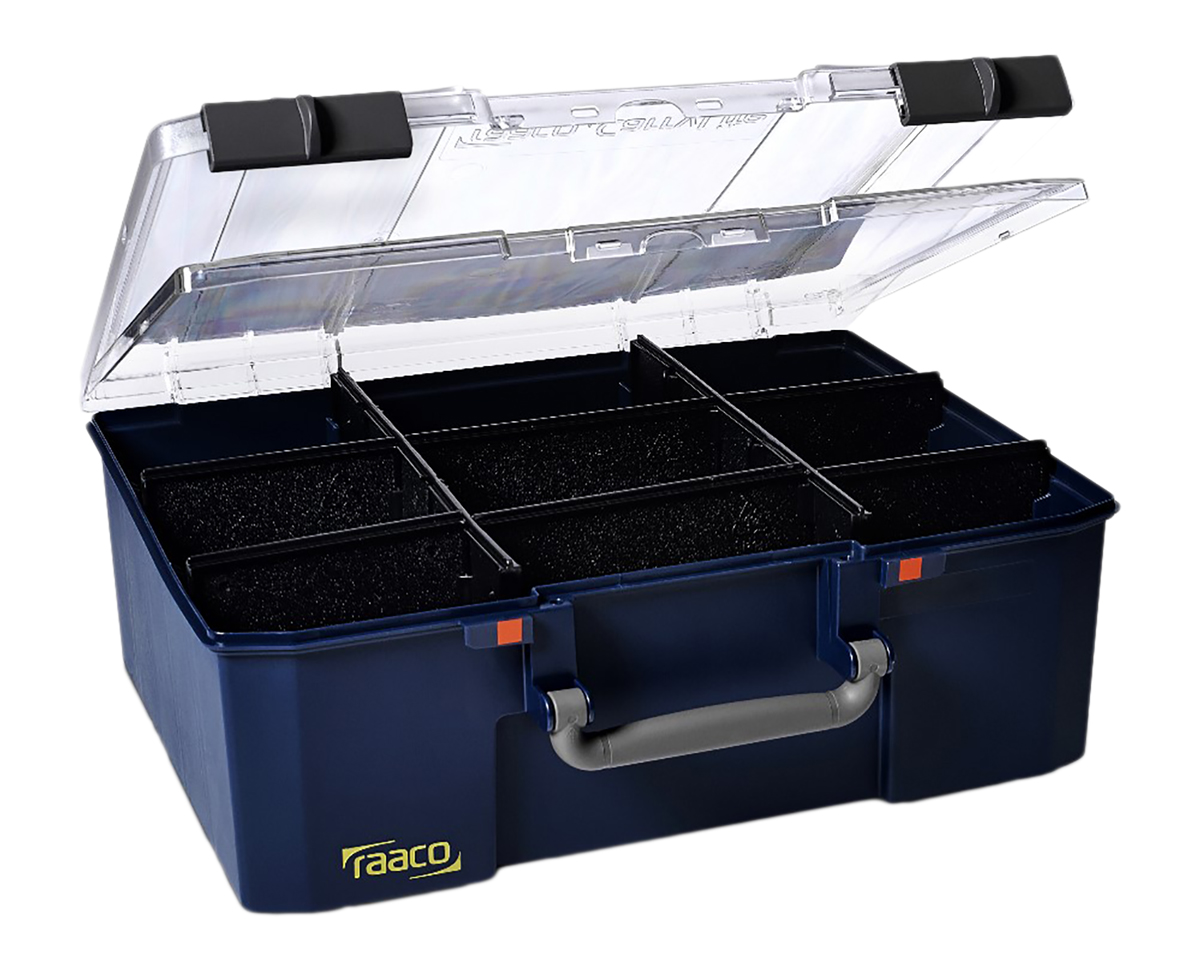 Raaco PP, Adjustable Compartment Box, 148mm x 413mm x 330mm