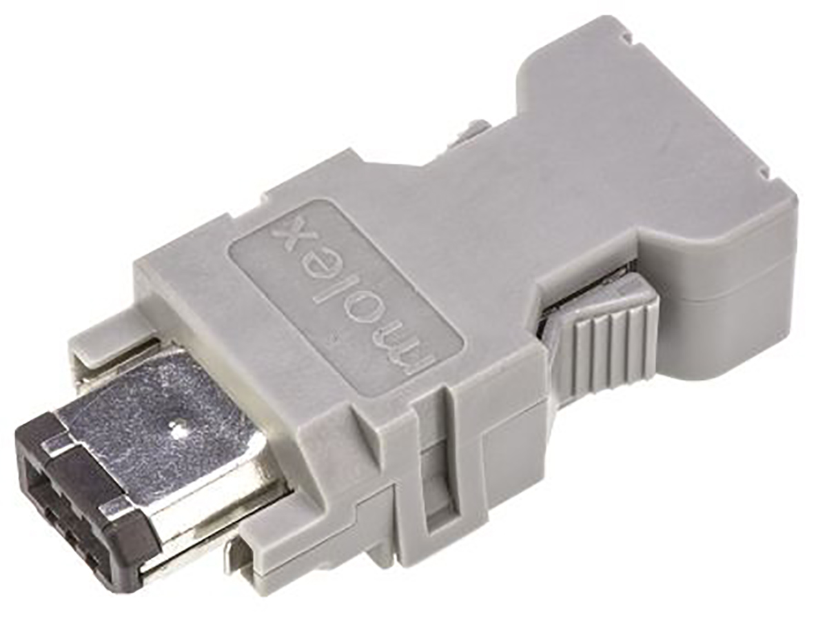 Molex Male Telephone Connector, 6 Way