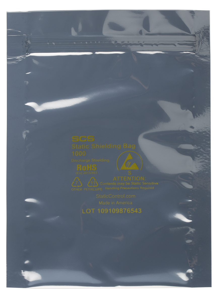 SCS Static Shielding Bag 102mm(W)x 152mm(L)