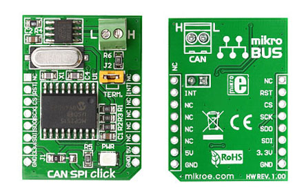 MikroElektronika CAN Bus SN65HVD230 Evaluation Kit MIKROE-986