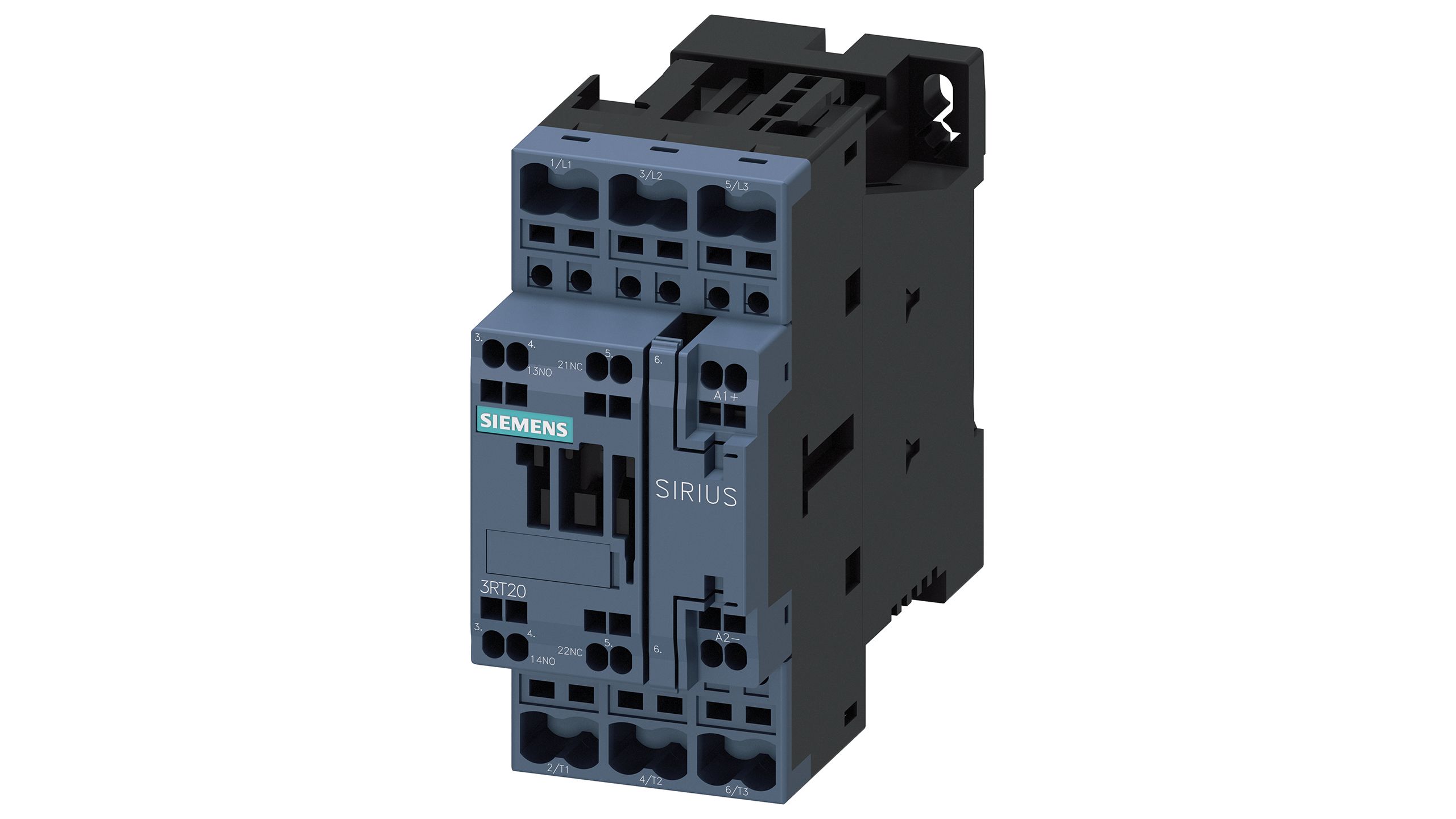 Siemens SIRIUS 3RT Size S0, 3RT2 Contactor, 3-Pole, 5.5 kW, 1NO + 1NC