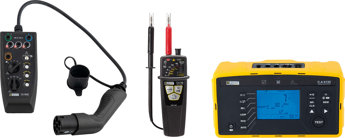 Chauvin Arnoux EV Charger Test Adapter P01300006 Type 2 Connector