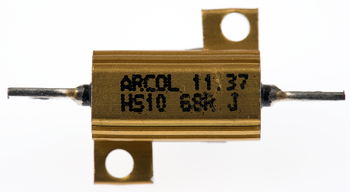 Arcol, 68Ω 10W Wire Wound Chassis Mount Resistor HS10 68R J ±5%